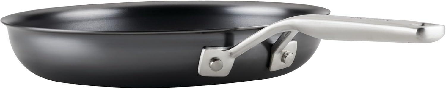imageKitchenAid NITRO Carbon Steel Frying PanSkillet Stainless Steel Handle Compatible with All Cooktops 10 Inch Open Fry Pan BlackSkillet 10 Inch