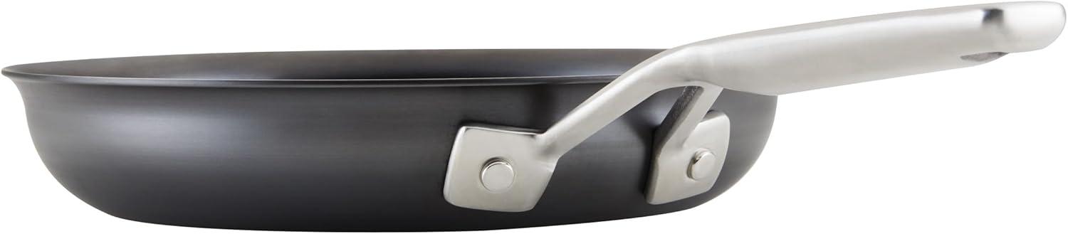 imageKitchenAid NITRO Carbon Steel Frying PanSkillet Stainless Steel Handle Compatible with All Cooktops 10 Inch Open Fry Pan BlackSkillet 85 Inch
