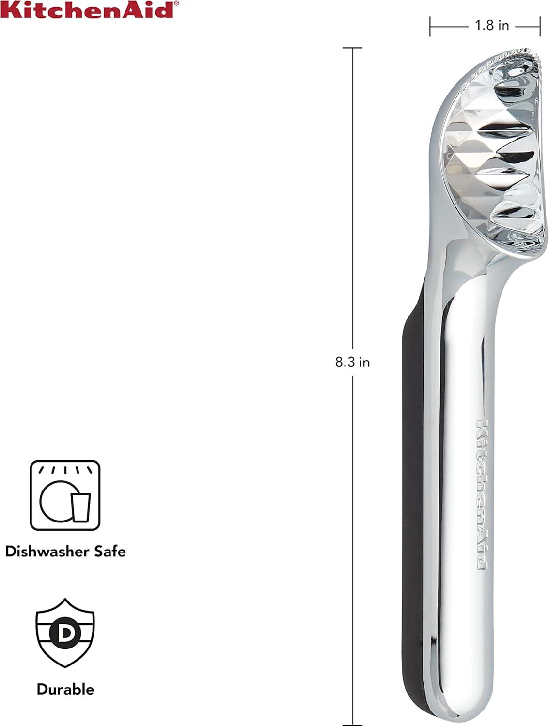 imageKitchenAid No Mess Ice Cream Scoop Onyx Black