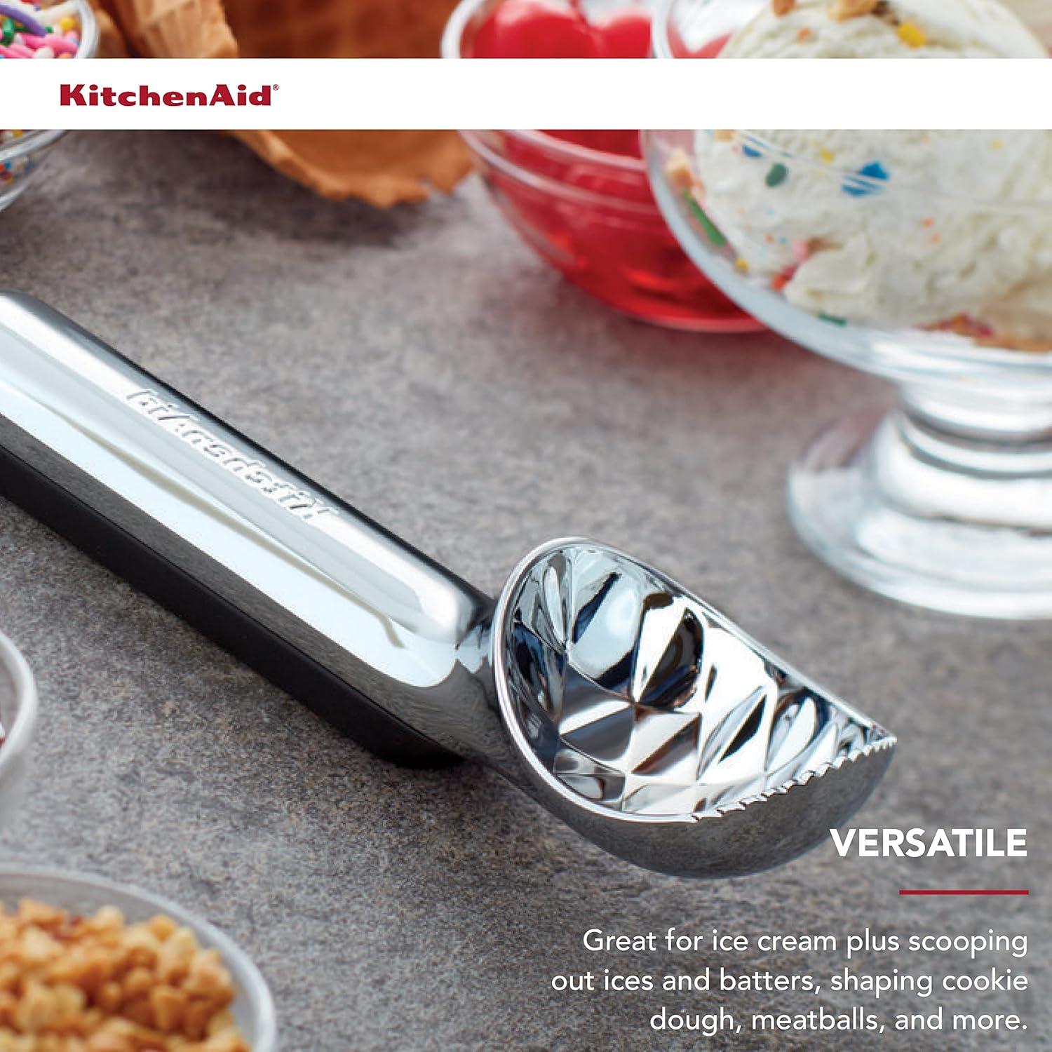 imageKitchenAid No Mess Ice Cream Scoop Onyx Black