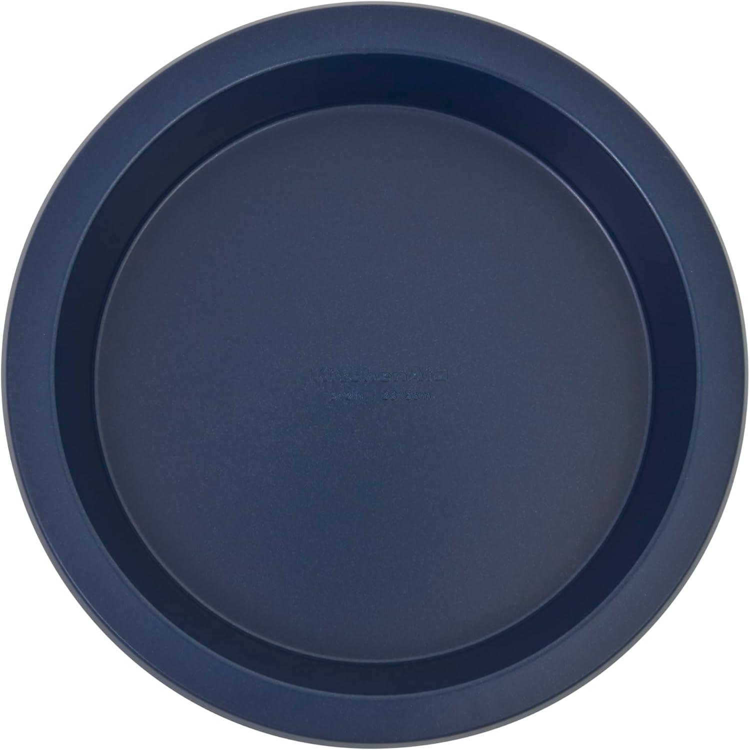 imageKitchenAid Nonstick Swiss Engineered Aluminized Steel Round Cake Pan Dishwasher Safe 9 Inch Mineral WaterInk Blue