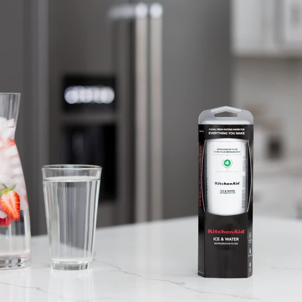 imageKitchenAid Refrigerator Ice and Water Filter 4 KAD4RXD1 SinglePack GreenSmall Pack of 2