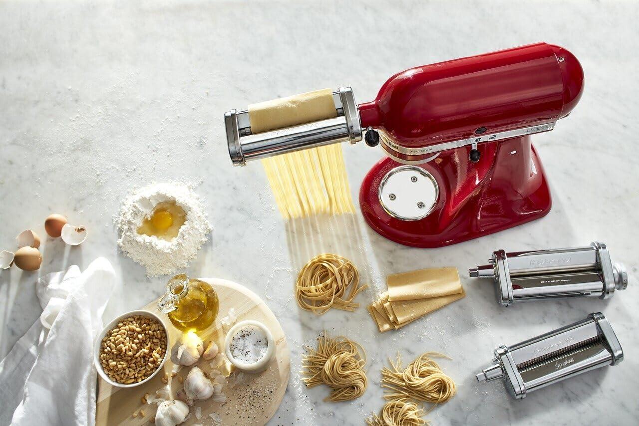 imageKitchenAid Stand Mixer Attachment KSMPRA 3Piece Pasta Roller ampamp Cutter Set3Piece Set