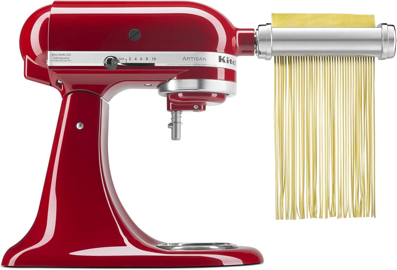 imageKitchenAid Stand Mixer Attachment KSMPRA 3Piece Pasta Roller ampamp Cutter SetOne Size