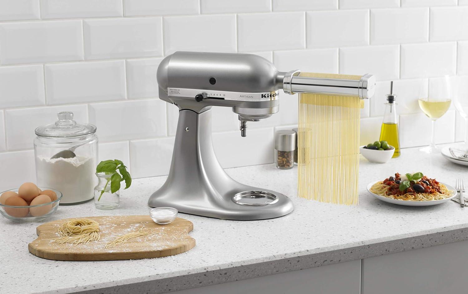 imageKitchenAid Stand Mixer Attachment KSMPRA 3Piece Pasta Roller ampamp Cutter SetOne Size
