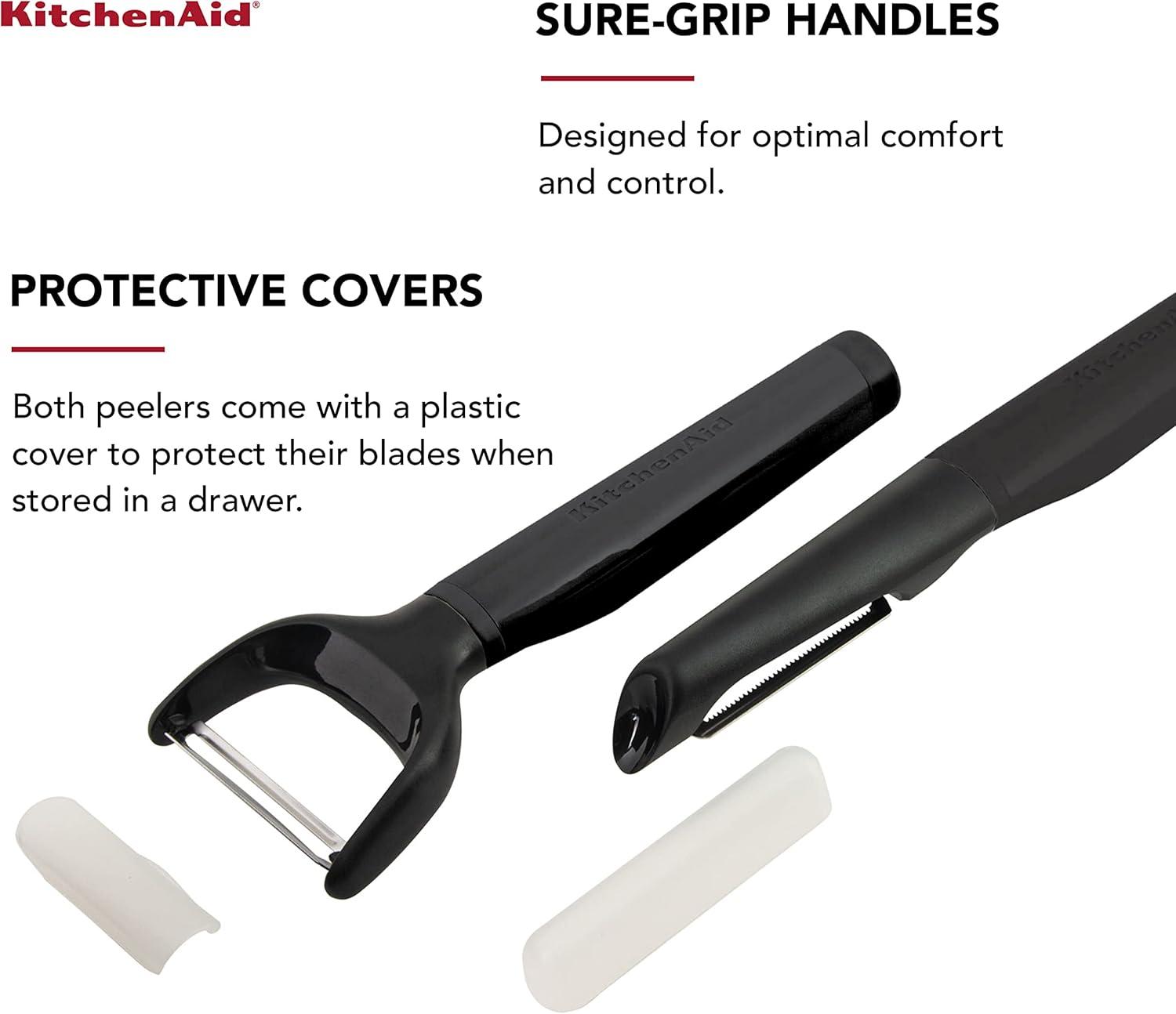 imageKitchenAid Universal Euro Y Peeler Set Of 2 BlackBlack