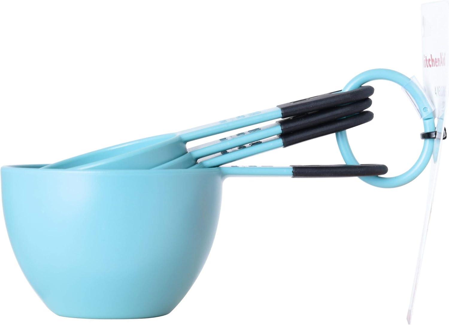 imageKitchenAid Universal Measuring Cup Set 4Piece Blue VelvetAqua SkyBlack