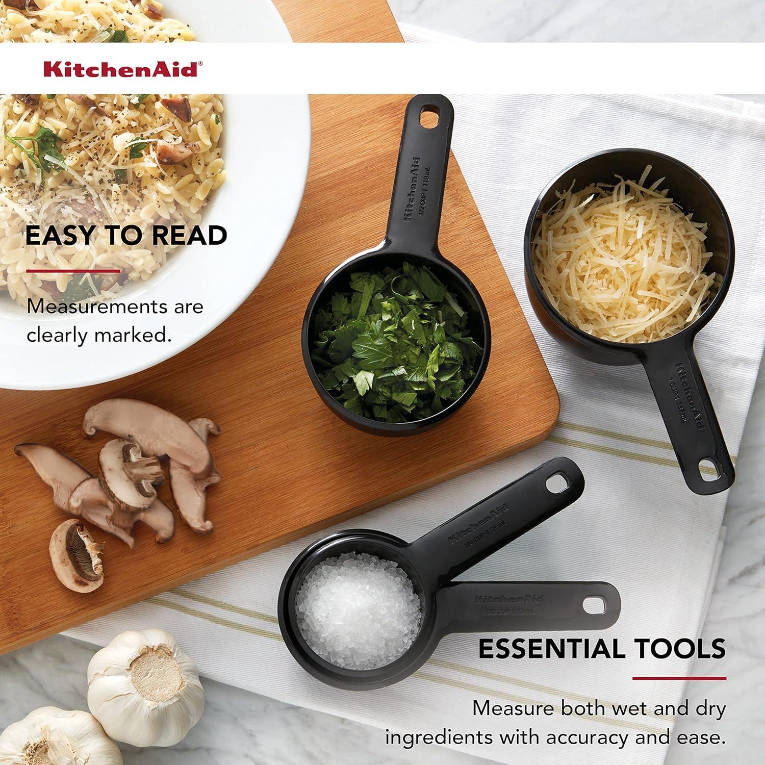 imageKitchenAid Universal Measuring Cup Set 4Piece Blue VelvetBlack