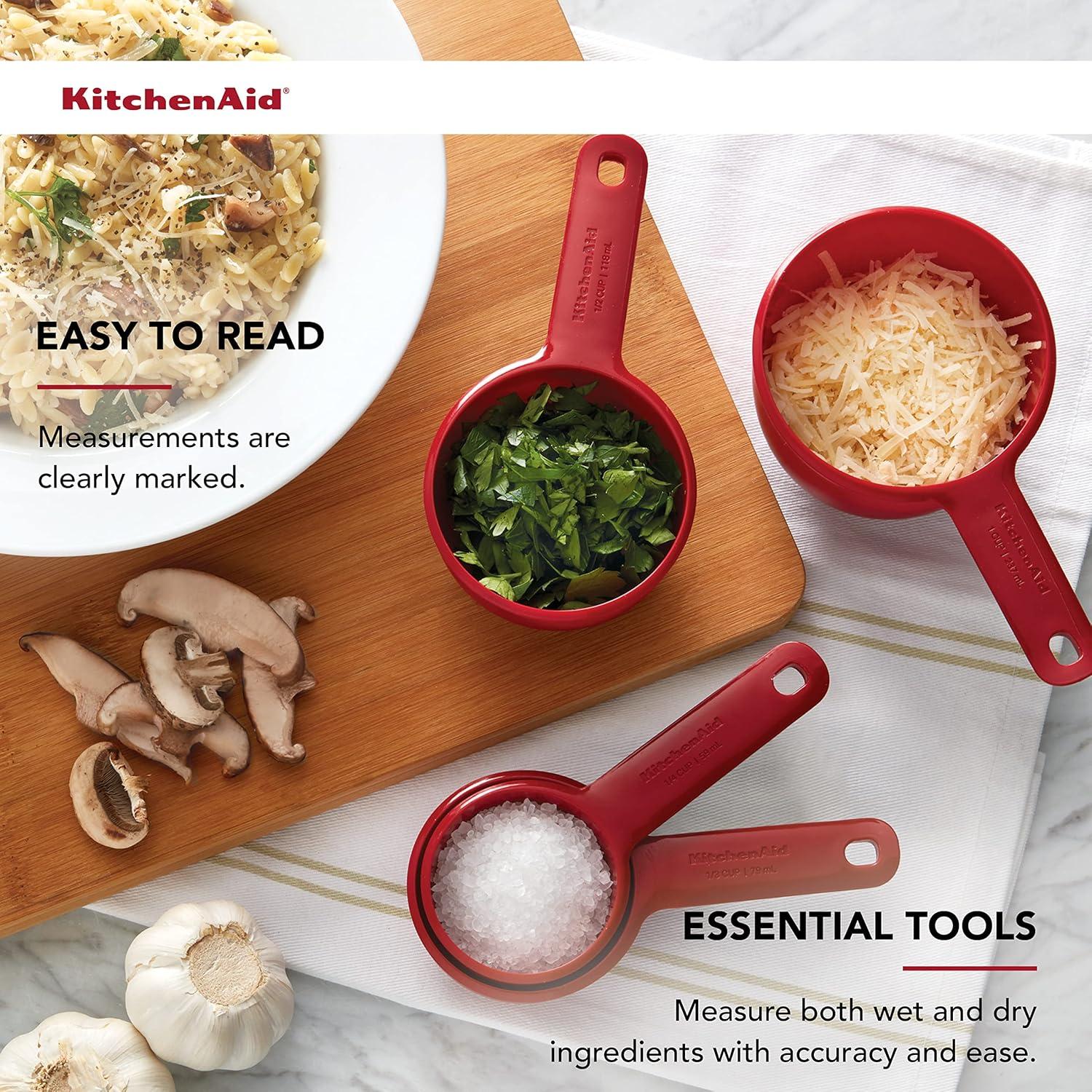 imageKitchenAid Universal Measuring Cup Set 4Piece Blue VelvetEmpire Red