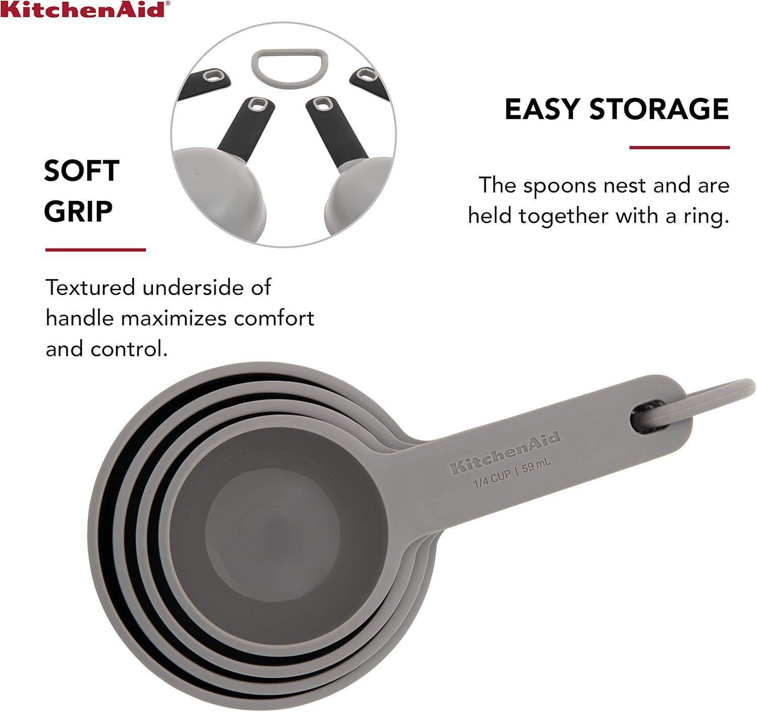imageKitchenAid Universal Measuring Cup Set 4Piece Blue VelvetGray