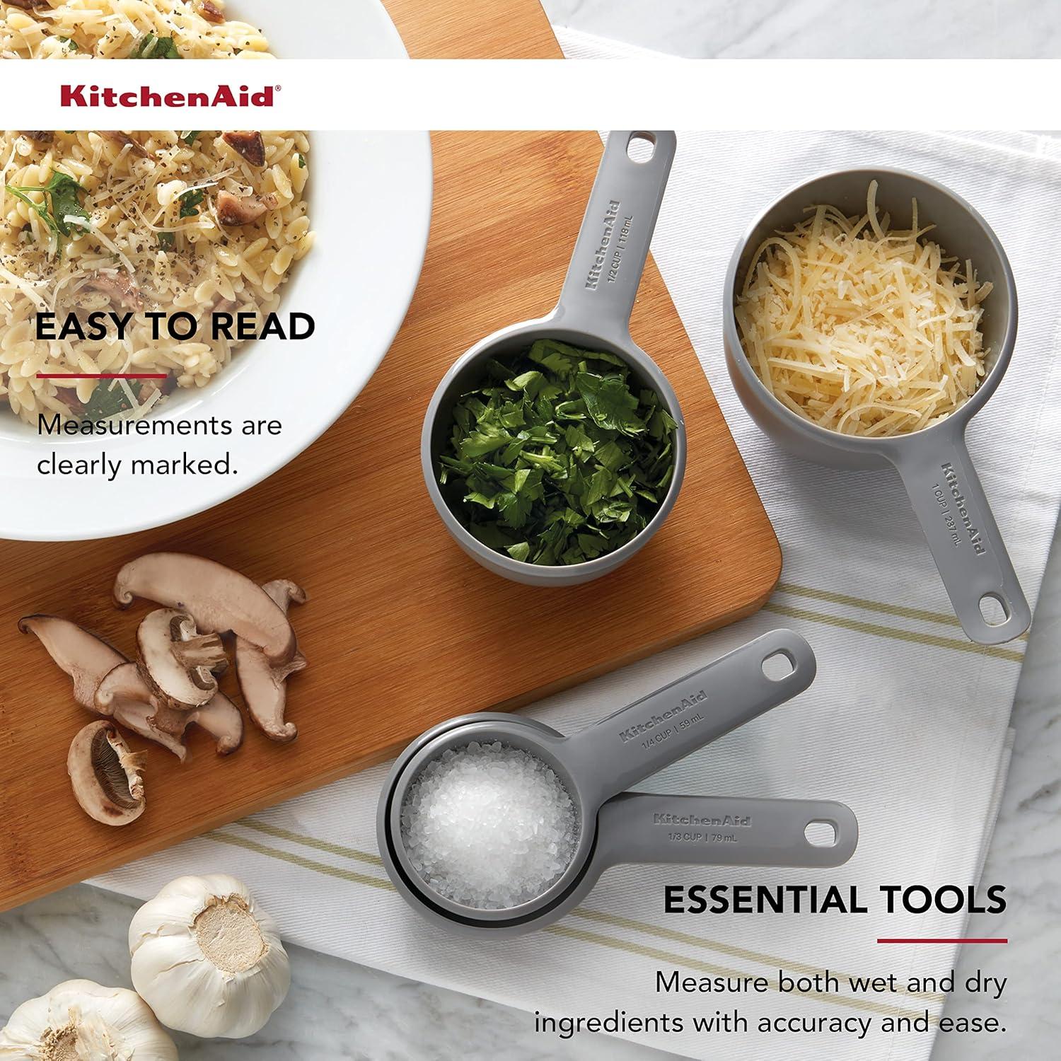 imageKitchenAid Universal Measuring Cup Set 4Piece Blue VelvetGray