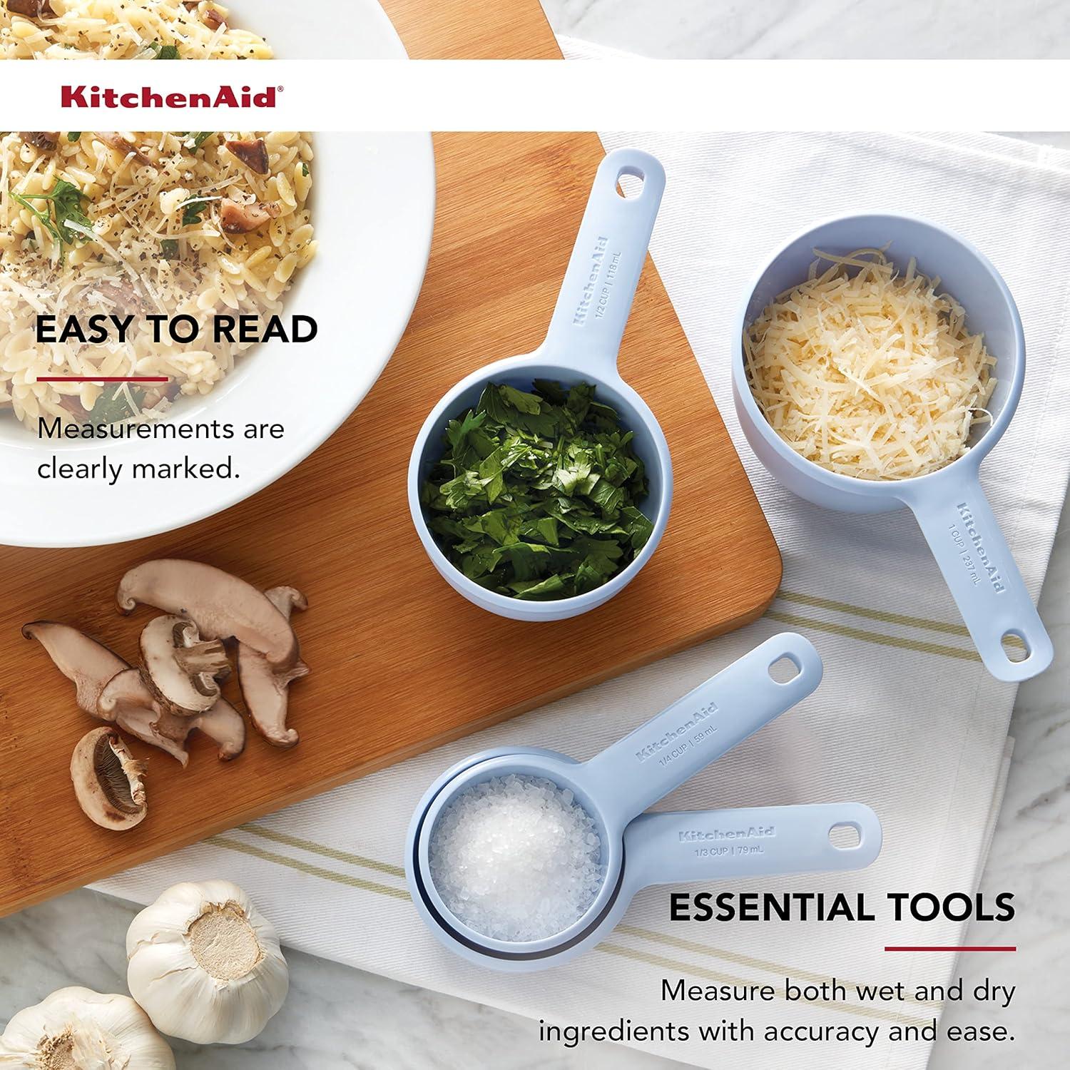 imageKitchenAid Universal Measuring Cup Set 4Piece Blue VelvetLavender Cream