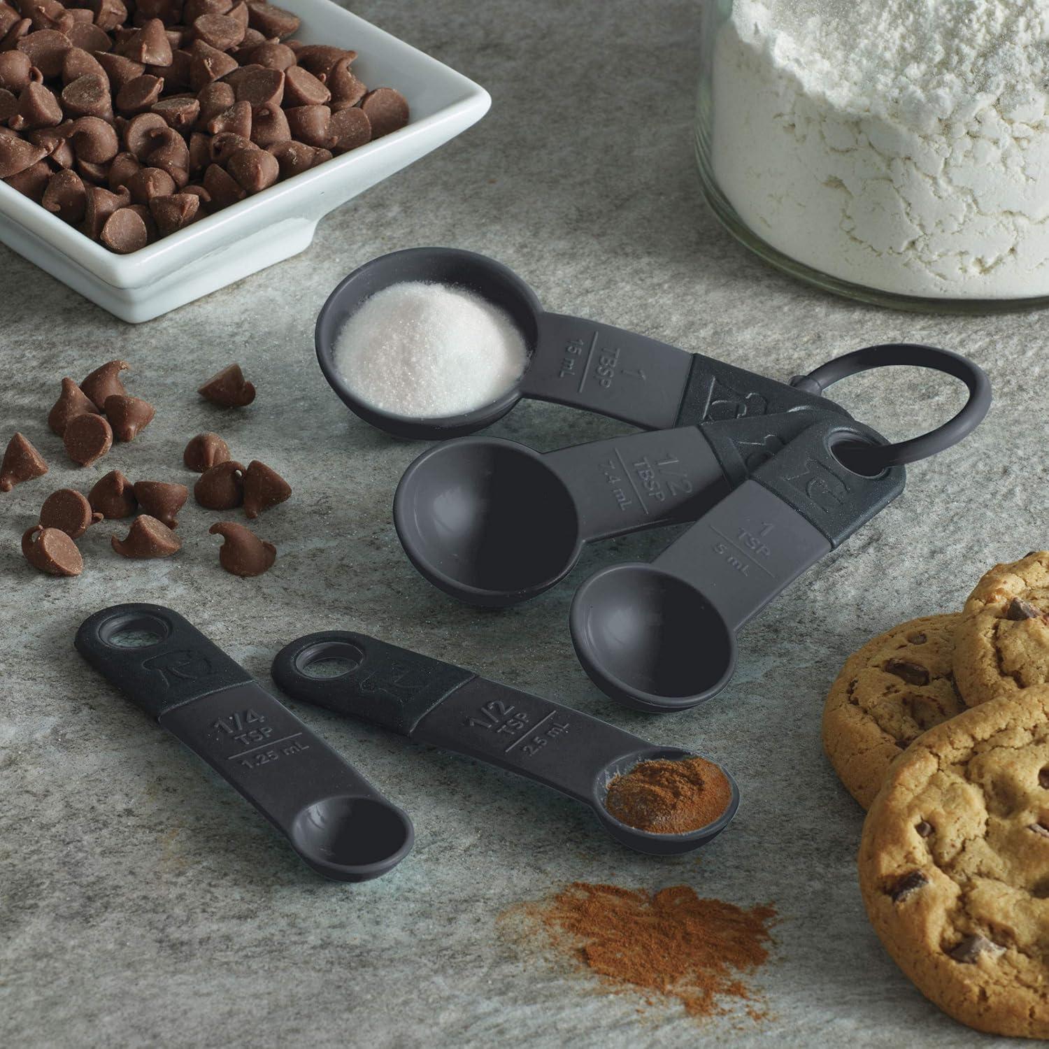 imageKitchenAid Universal Measuring Spoon Set 5Piece Blue VelvetBlack