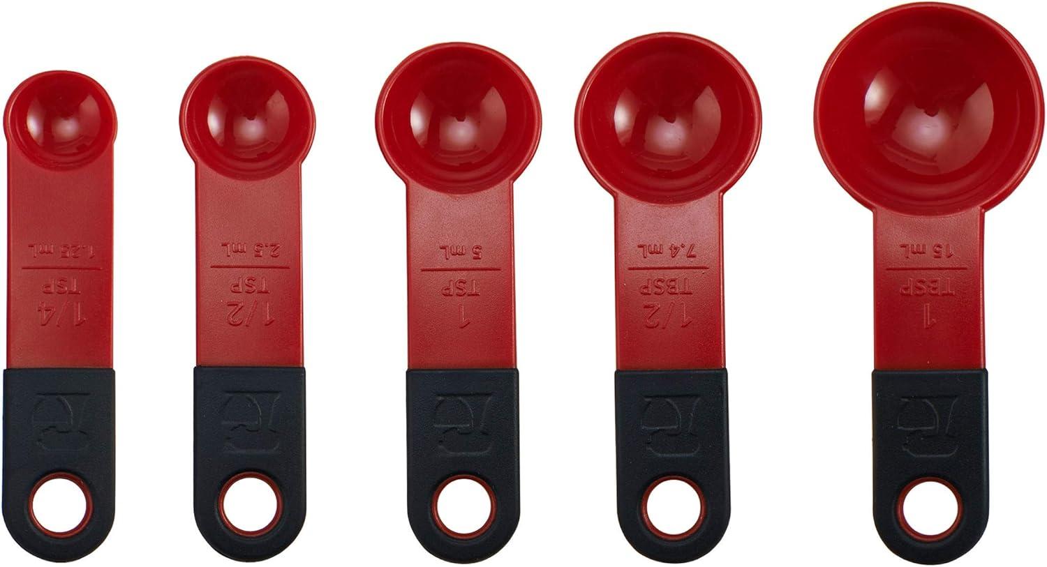 imageKitchenAid Universal Measuring Spoon Set 5Piece Blue VelvetRed