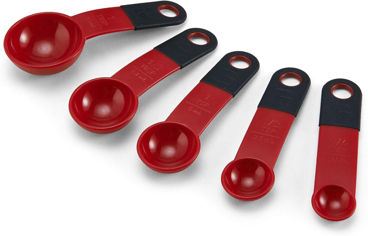 imageKitchenAid Universal Measuring Spoon Set 5Piece Blue VelvetRed