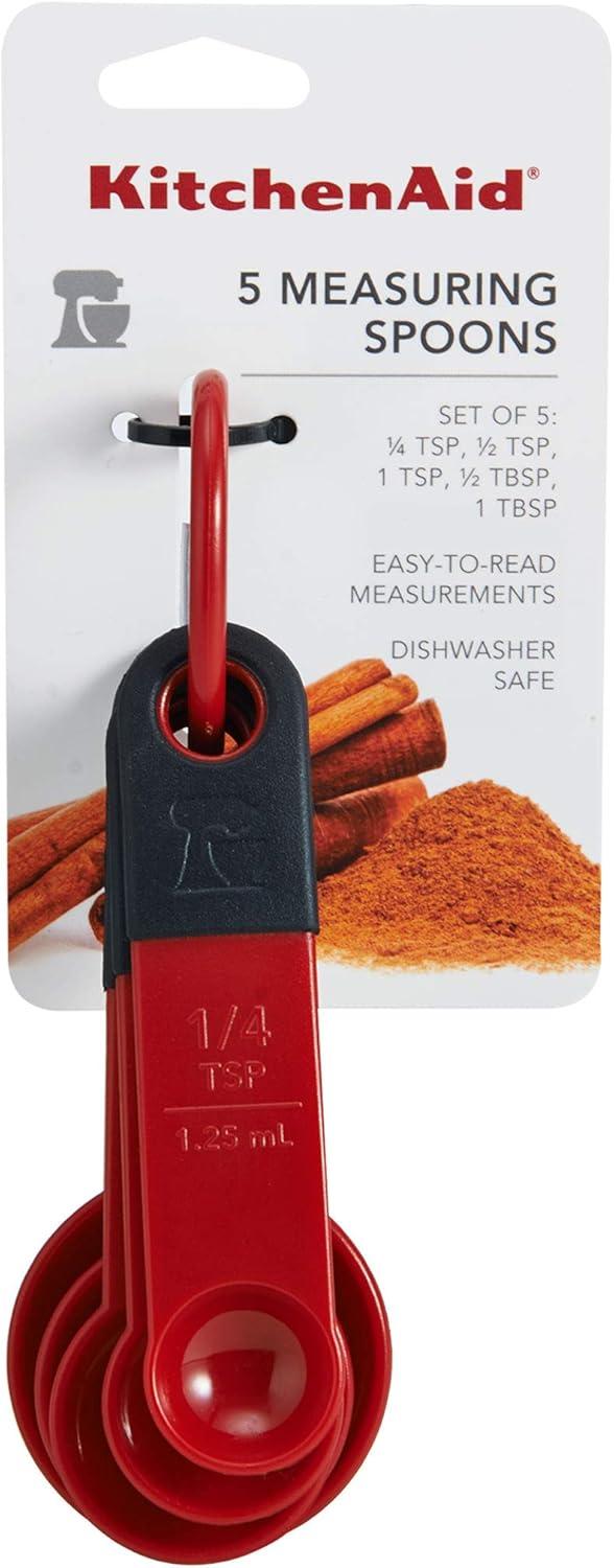 imageKitchenAid Universal Measuring Spoon Set 5Piece Blue VelvetRed