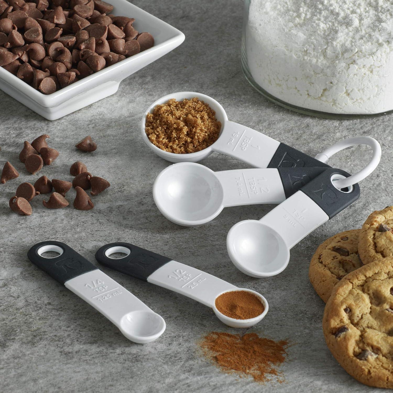 imageKitchenAid Universal Measuring Spoon Set 5Piece Blue VelvetWhiteBlack