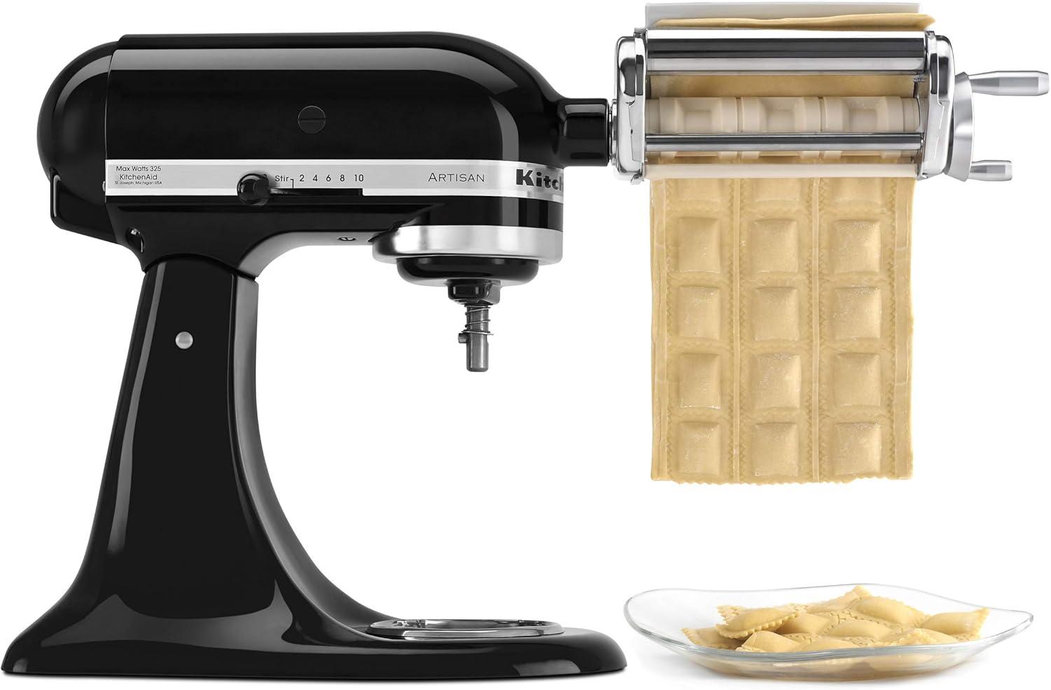 imageKitchenAid Value Bundle Artisan Series 5 Quart TiltHead Stand Mixer with Included Flex Edge Beater KSM150FEAQ Aqua SkyOnyx Black