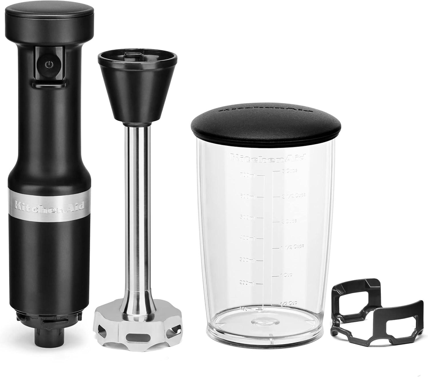imageKitchenAid Variable Speed Corded Hand Blender KHBV53 Matte Black