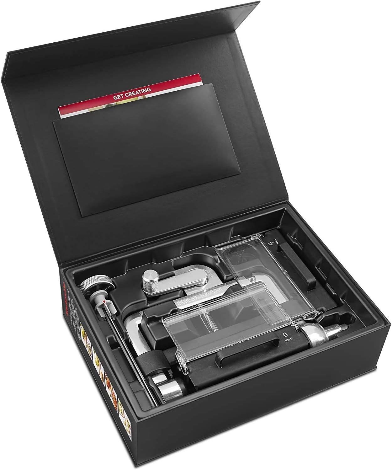 imageKitchenAid Vegetable Sheet Cutter Attachment with Noodle Blade Red KSM2SCA