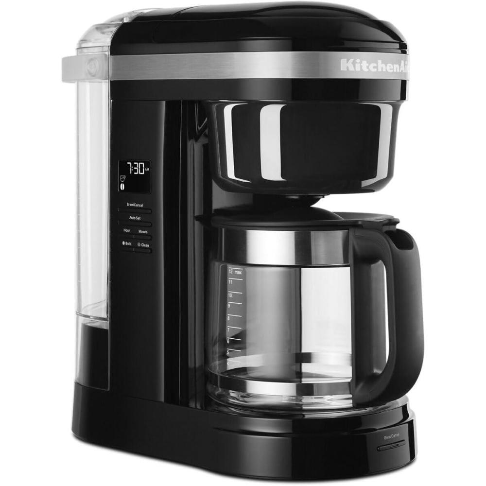 imageKitchenAid 12 Cup Drip Coffee Maker with Spiral Showerhead KCM1208Onyx Black