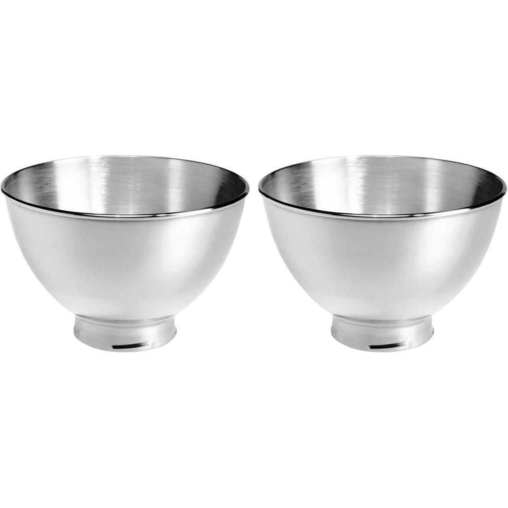 imageKitchenAid 3 Quart Polished Stainless Steel Bowl KB3SS3 Quart Pack of 2