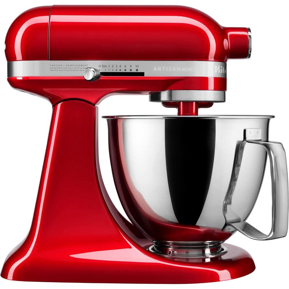 imageKitchenAid Artisan Mini 35 Quart TiltHead Stand Mixer  KSM3316X  WhiteCandy Apple