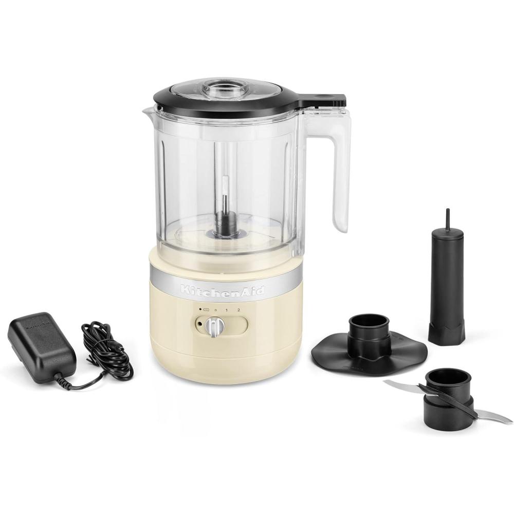 imageKitchenAid Cordless 5 Cup Food Chopper KFCB529QAC Almond CreamAlmond Cream