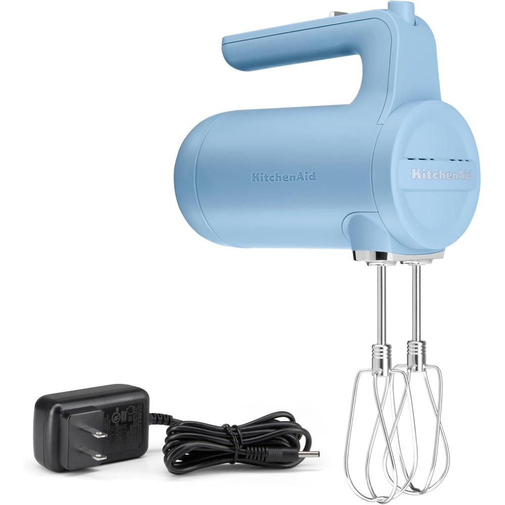 imageKitchenAid Cordless 7 Speed Hand Mixer KHMB732VB Blue VelvetBlue Velvet
