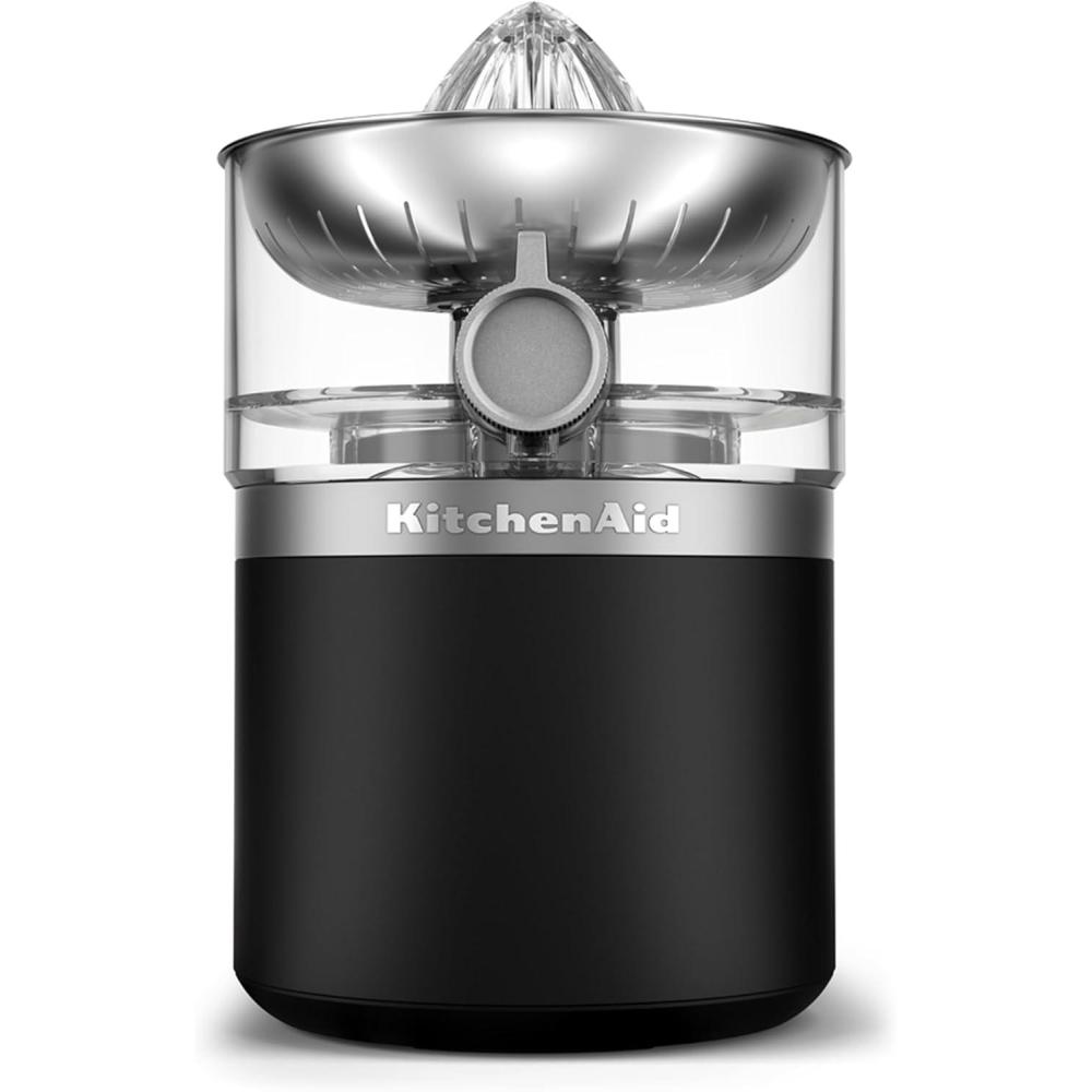 imageKitchenAid Go Cordless Citrus Juicer  battery sold separately KCJR160 Porcelain WhiteBlack Matte