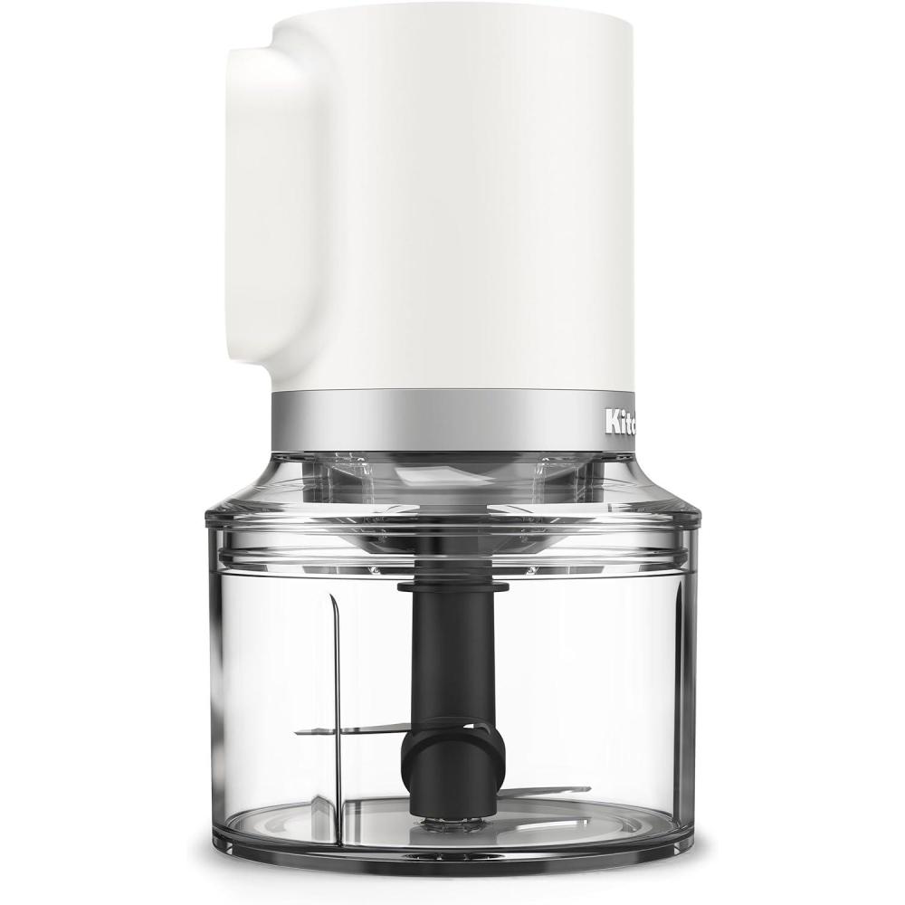 imageKitchenAid Go Cordless Top Down Chopper battery sold separately KTCR350 Porcelain WhitePorcelain White