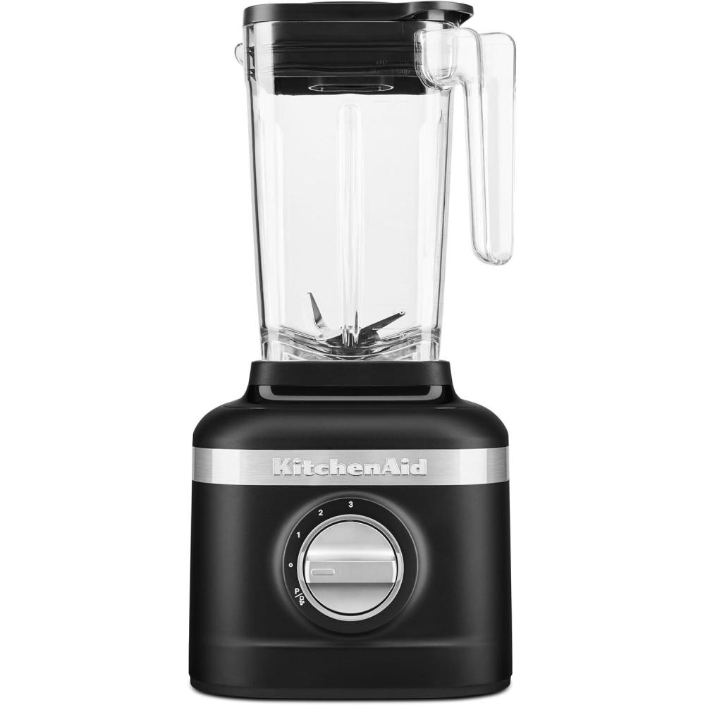 imageKitchenAid K150 3 Speed Ice Crushing Blender with 2 Personal Blender Jars  KSB1332Y  Black Matte