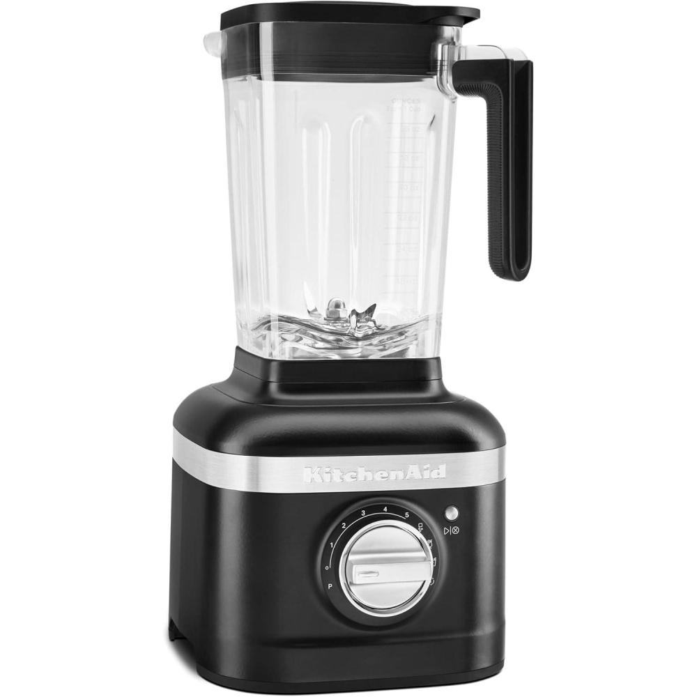 imageKitchenAid K400 Variable Speed Blender KSB4027 Blue Velvet 56 ozBlack Matte