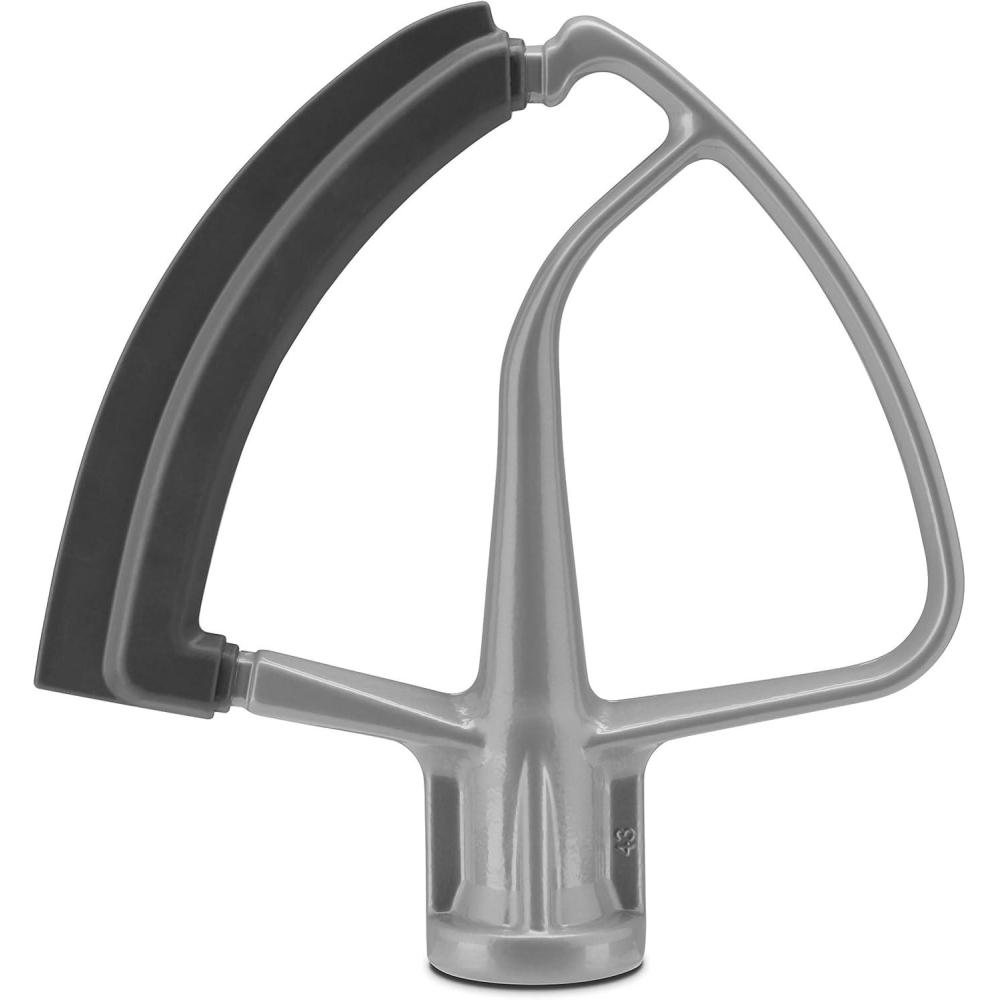 imageKitchenAid KFE5TS Flex Edge Beater For KitchenAid 45 and 5 Qt TiltHead Stand Mixers Subtle Silver455 Quart