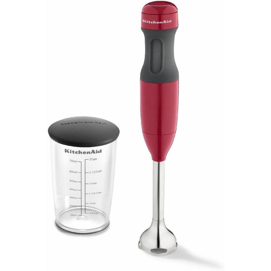 imageKitchenAid KHB1231 2Speed Hand Blender Empire Red  KHB1231ER Renewed