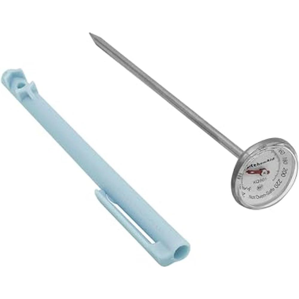 imageKitchenAid KQ901 Instant Read Food Thermometer for Kitchen or Grill TEMPERATURE RANGE 20F to 220F 1 Inch Dial Blue VelvetMineral Water