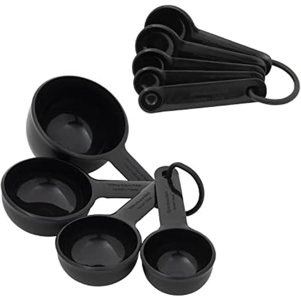 imageKitchenAid Measuring Cups and Spoon Set Mineral Water 9PieceBlack