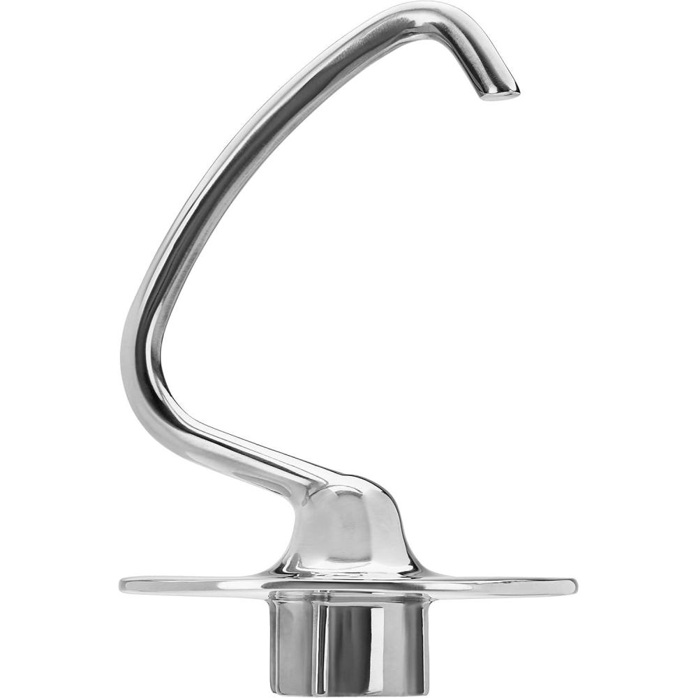 imageKitchenAid Stainless Steel Dough Hook KSM5THDHSS for 45 and 5 Quart KitchenAid TiltHead Stand Mixers