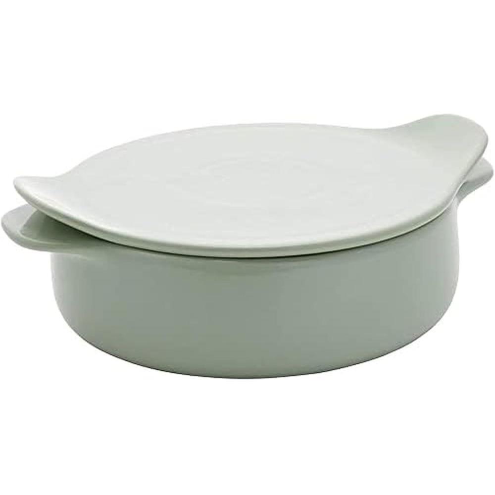 imageKitchenAid Vitrified Stoneware Round Baker 225Quart PistachioPistachio