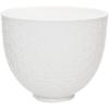 imageKitchenAid 5 Quart Ceramic Bowl for all 455 Quart TiltHead Stand Mixers KSM2CB5TWM White Mermaid lace