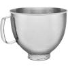 imageKitchenAid 5 Quart Stainless Steel Bowl for all 455 Quart TiltHead Stand Mixers KSM5SSBHM Hammered Stainless