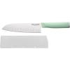 imageKitchenAid Classic Chef Knife with CustomFit Blade Cover Sharp Kitchen Knife HighCarbon Japanese Stainless Steel Blade Blade 8 inch PistachioPistachio