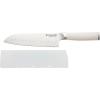 imageKitchenAid Gourmet Forged Chef Knife with CustomFit Blade Cover Sharp Kitchen Knife HighCarbon Japanese Stainless Steel Blade 8 inch MilkshakeMilkshake