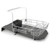 imageKitchenAid Satin Wire Expandable Dish Rack 2318Inch Gray