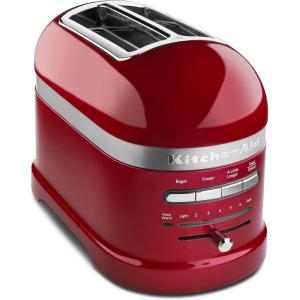 KitchenAid 2 Slice Pro Line Automatic Toaster with Extra Wide Slots KMT2203CA, Candy Apple Red