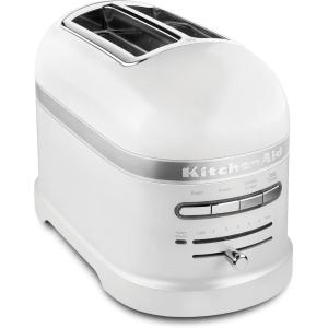KitchenAid 2 Slice Pro Line Automatic Toaster with Extra Wide Slots KMT2203FP, Frosted Pearl White