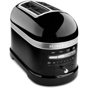 KitchenAid 2 Slice Pro Line Automatic Toaster with Extra Wide Slots KMT2203OB, Onyx Black