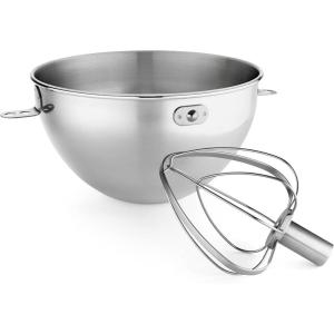 KitchenAid 3 Quart Stainless Steel Bowl & Combi-Whip – KN3CW