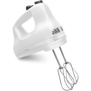 KitchenAid 5-Speed Ultra Power Hand Mixer – KHM512, Velvet Blue(White)