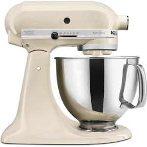 KitchenAid Artisan Series 5 Quart Tilt Head Stand Mixer with Pouring Shield KSM150PS, Aqua Sky(Almond Cream)